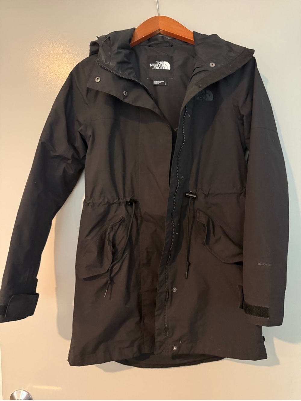 North Face Black Jacket with Hood